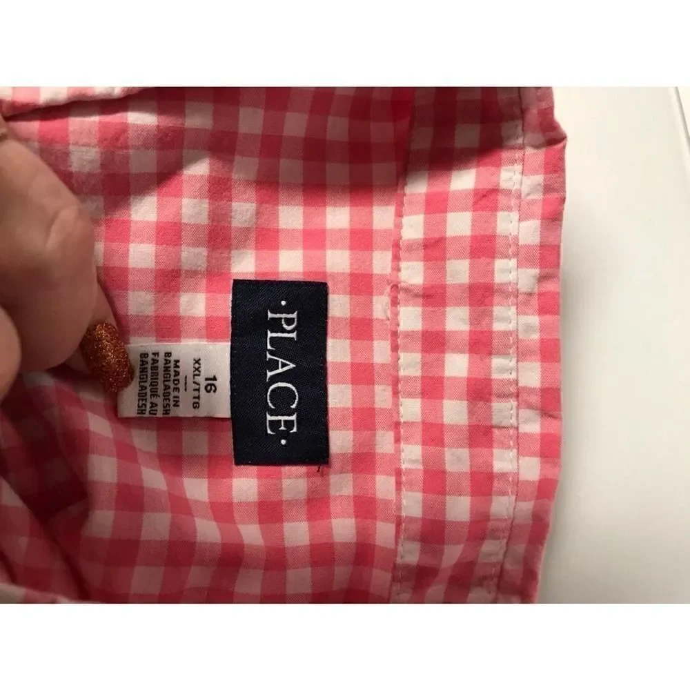 Set of two boy's long sleeve button down